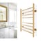 Warmlyyours Sierra Towel Warmer, Polished Gold, Dual Connection, 8 Bars TW-SR08GS-HP - alternate 6